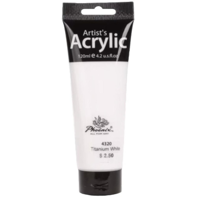 Culoare in Ulei Artist Phoenix, Titanium White, 120 ml