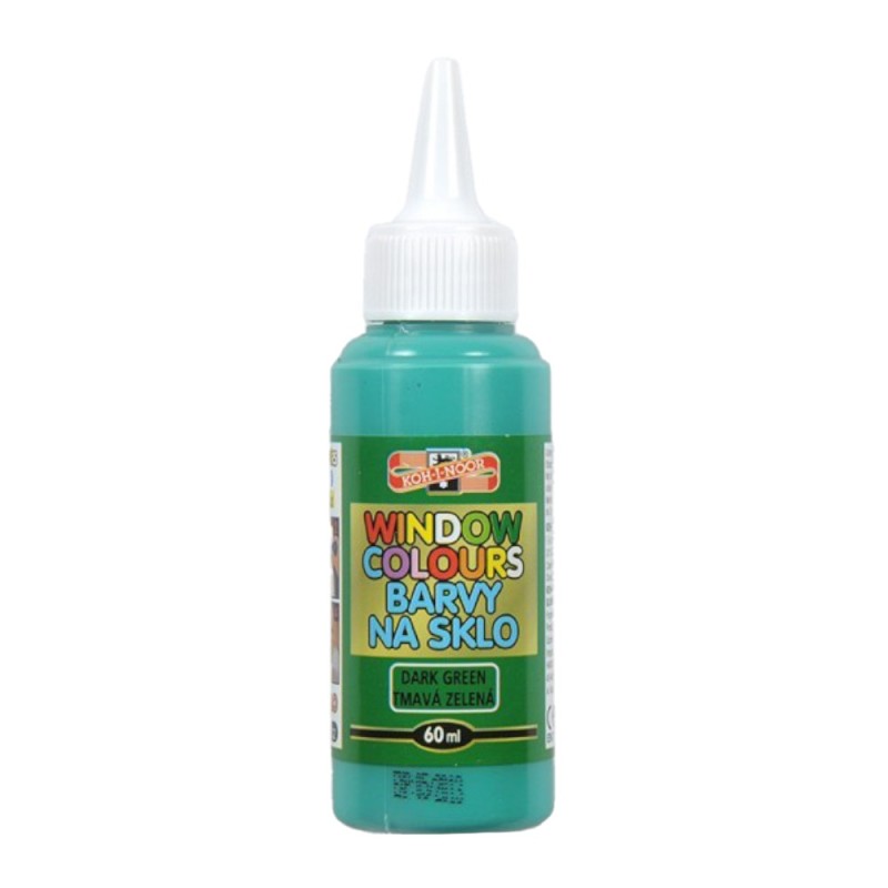 Culoare pentru Sticla, Verde Inchis, 60 ml