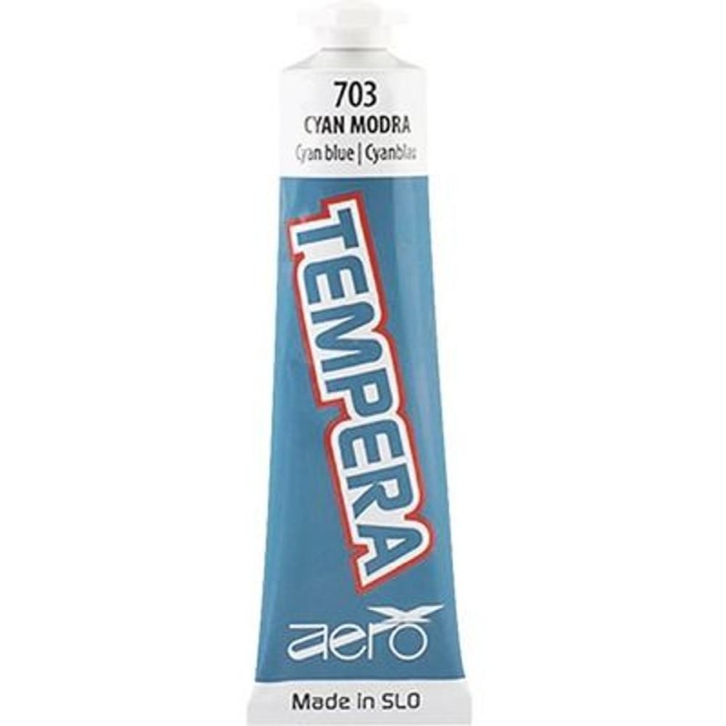 Culoare Tempera Aero, Cyan, 42 ml