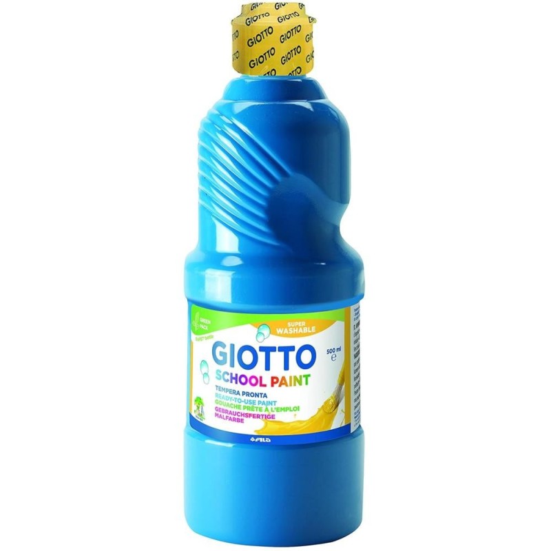 Culoare Tempera Giotto, Cyan, 500 ml