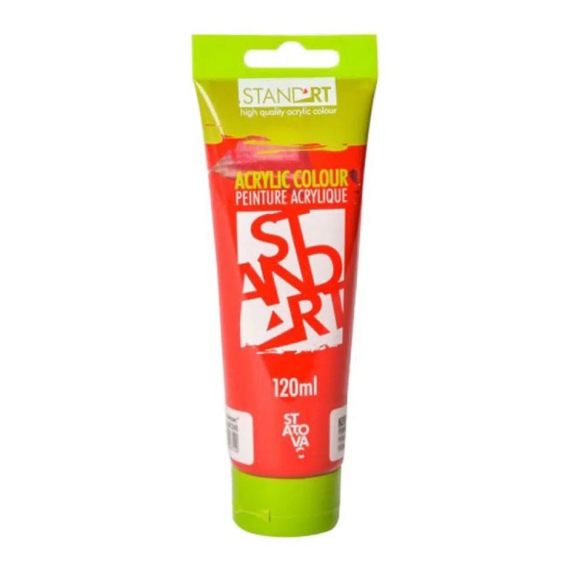 Culori Acrilice Rosu Permanent, 120 ml, Statovac