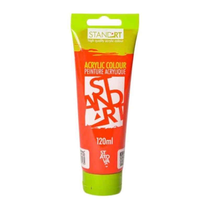 Culori Acrilice Rosu Scarlet, 120 ml, Statovac
