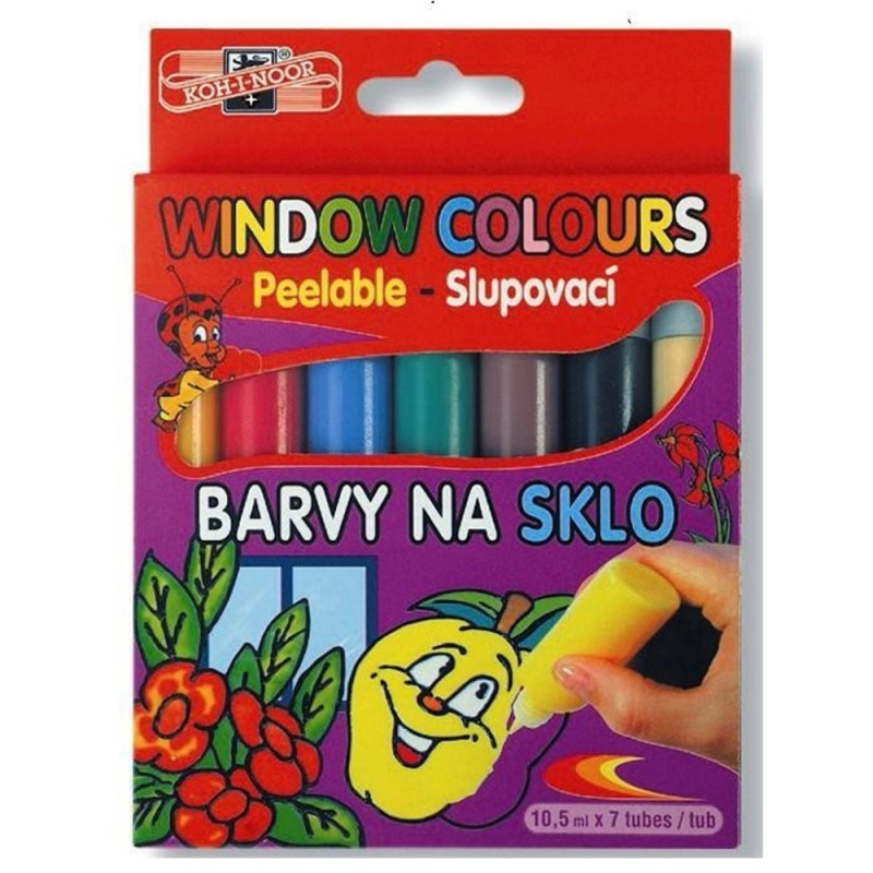 Culori pentru Sticla, 7 Tuburi