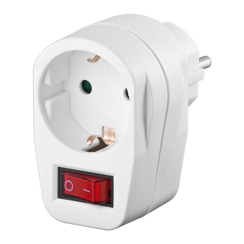 Cupla Schuko cu Intrerupator, Goobay