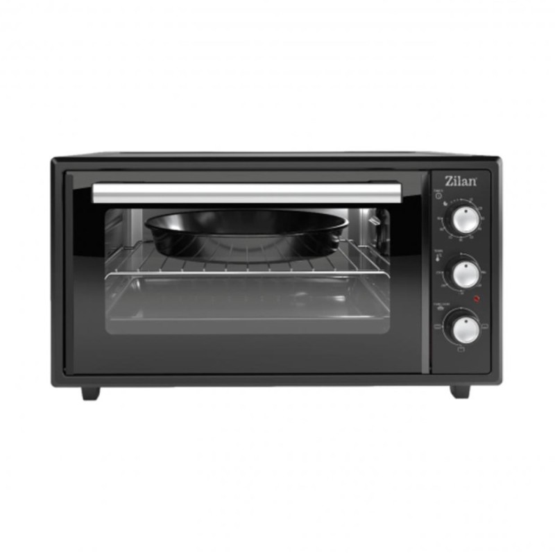 Cuptor Electric, 2000W, Capacitate 45 l, 3 Trepte Putere, Negru, Model ZLN5649, Zilan