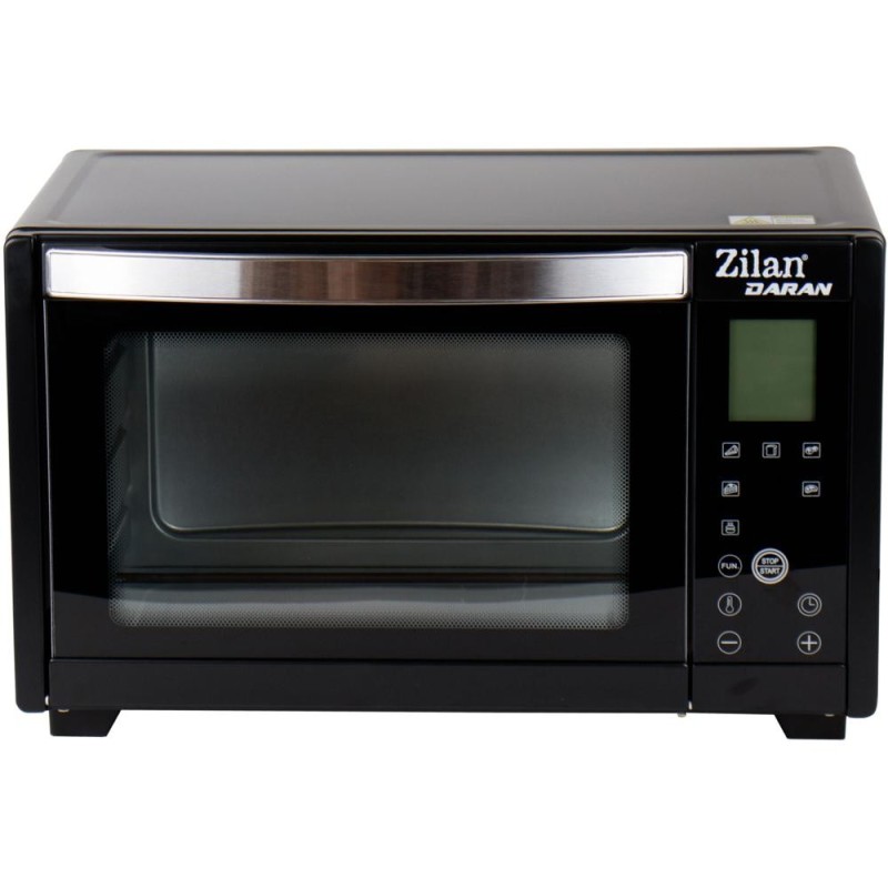 Cuptor Electric, Tava Dreptunghiulara, Gratar, Timer cu Avertizare Sonora, Capacitate 28 l, Putere 1600W, Negru