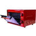 Cuptor Electric, Tava Inclusa, Capacitate 40 l, Gratar, Putere 1500W, Rosu