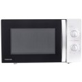 Cuptor Microunde Toshiba MW-MG20PWH, 20 l, Control Mecanic, 800 W, 5 Trepte, 1000 W, Alb