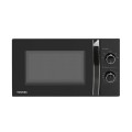 Cuptor Microunde Toshiba MW-MM20PBK, 20 l, Control Mecanic, 800W, 4 Nivele Putere, Iluminare LED, Negru