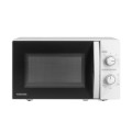 Cuptor Microunde Toshiba MW-MM20PWH, 20 l, Control Mecanic, 800 W, 4 Nivele Putere, Iluminare LED, Alb