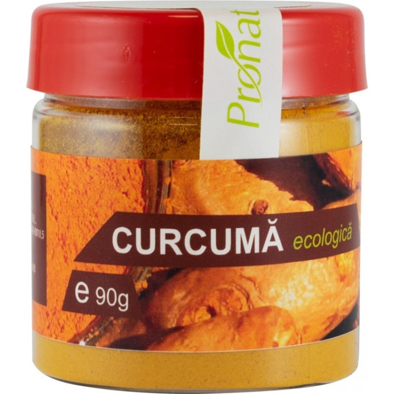 Curcuma BIO cu Capac tip Solnita, 90 g, Pronat