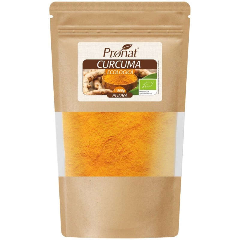 Curcuma Bio Pudra, 500 g