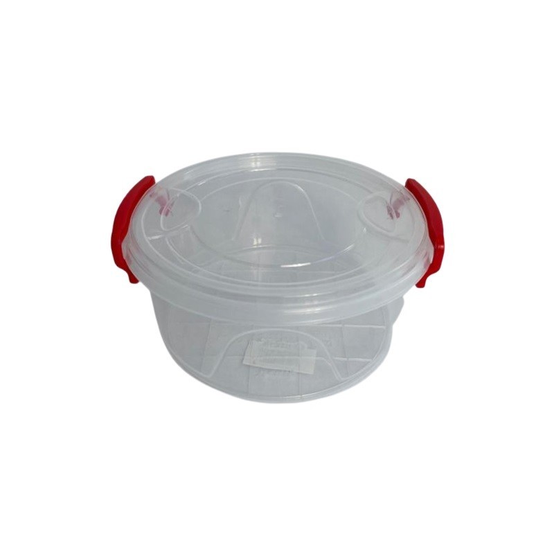 Cutie Alimentara Rotunda Maya, Sterk Plast,  2.4 l, 20 x 8.5 cm