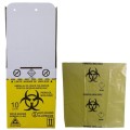 Cutie cu Sac Biohazard pentru Colectarea Deseurilor Medicale Infectioase, 10 l