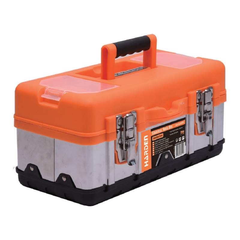 Cutie de Scule din Otel Inoxidabil, Profesional, Harden, Dimensiuni 450 x 245 x 190 mm