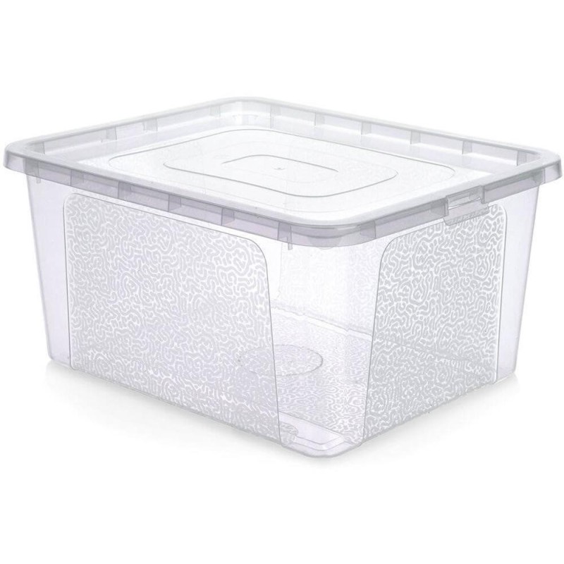 Cutie Depozitare, Plastic, Transparenta, 20 l, Vilde