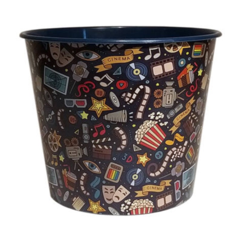 Cutie din Plastic pentru Popcorn/Snacks, 17 x 17 x 14 cm , 2.2 l , Tuffex