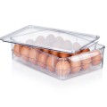 Cutie pentru 24 Oua, Plastic, 32 x 21 x 8 cm, Transparent, Vilde