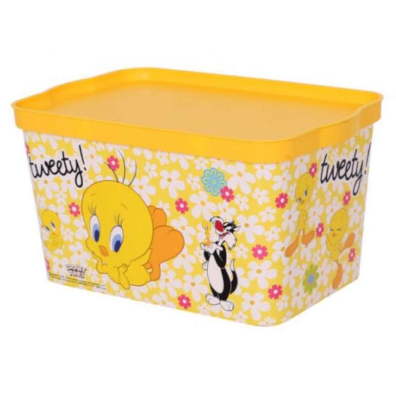 Cutie pentru Depozitare cu Capac, Tweety, 2.30 l, Tuffex