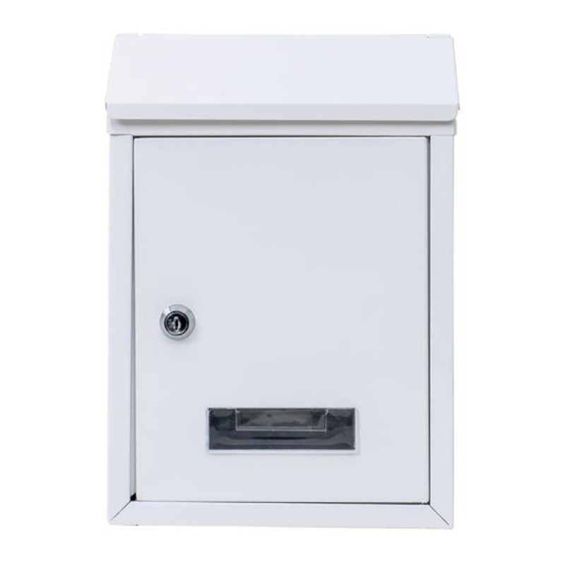 Cutie Postala din Metal, 21.7 x 7 x 30 cm, Alba