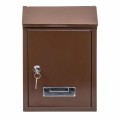 Cutie Postala din Metal, 21.7 x 7 x 30 cm, Maro
