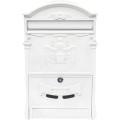 Cutie Postala pentru Exterior, Alba, Metal, 41 x 26 x 9 cm