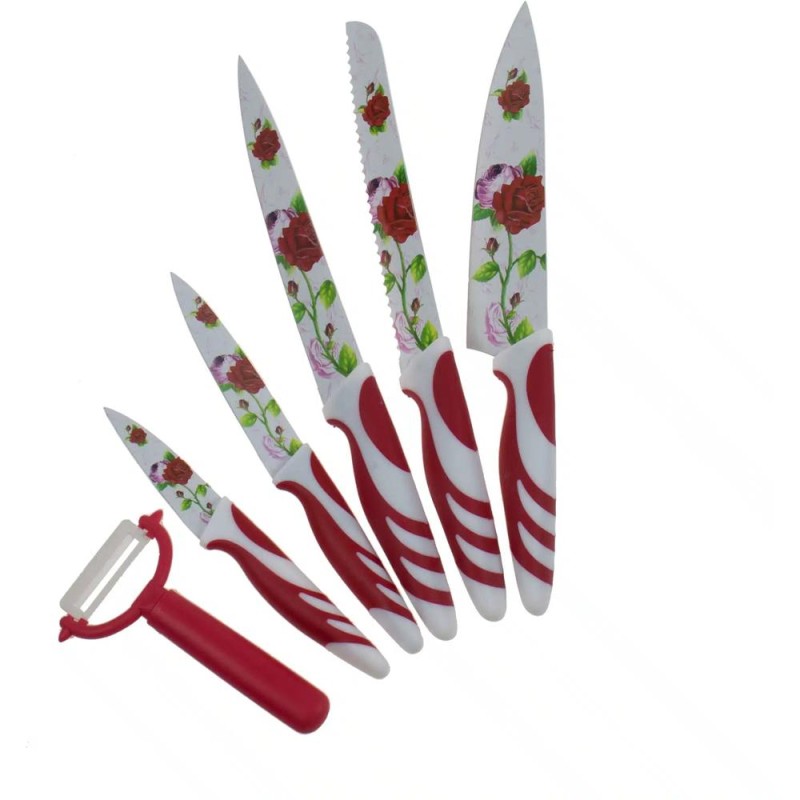 Cutite Bucatiatarie cu Invelis Ceramic, 6 Bucati