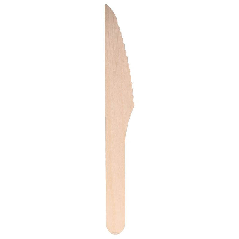 Cutite de Unica Folosinta, Biodegradabile, Lemn, 16 cm, 100 Buc