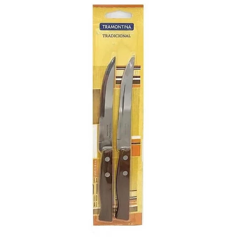 Cutite Inox pentru Friptura, 20.5 cm, 2 Bucati, Tramontina