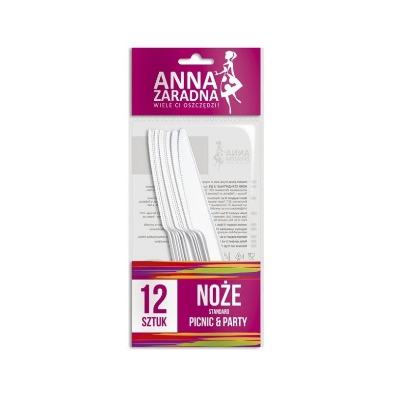 Cutite Plastic Anna 12 Bucati
