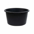Cuva Mortar din Plastic, Rotunda, 65 l, Negru