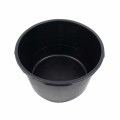 Cuva Mortar din Plastic, Rotunda, 90 l, Negru