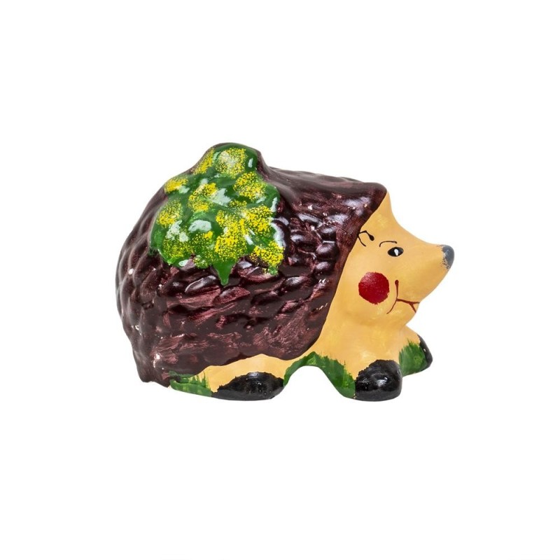 Decoratiune Gradina, Ceramica, Arici Simplu, Lungime 17 cm, Inaltime 12 cm