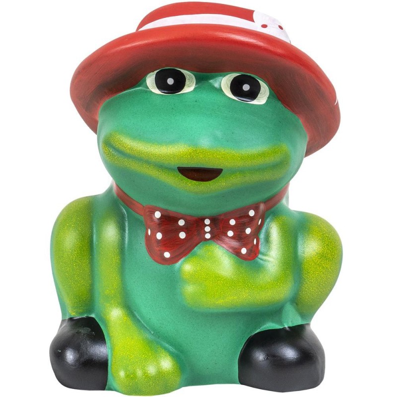 Decoratiune Gradina, Ceramica, Broasca Mare, Lungime 20 cm, Inaltime 26 cm