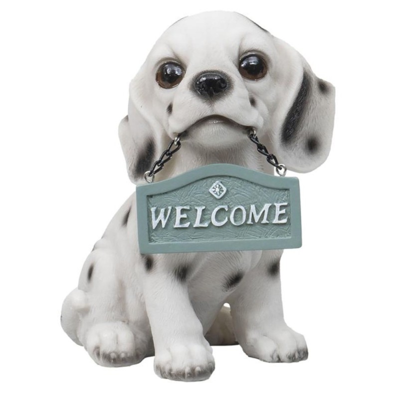 Decoratiune Gradina, Model Catel, din Rasina, Inaltime 16 cm