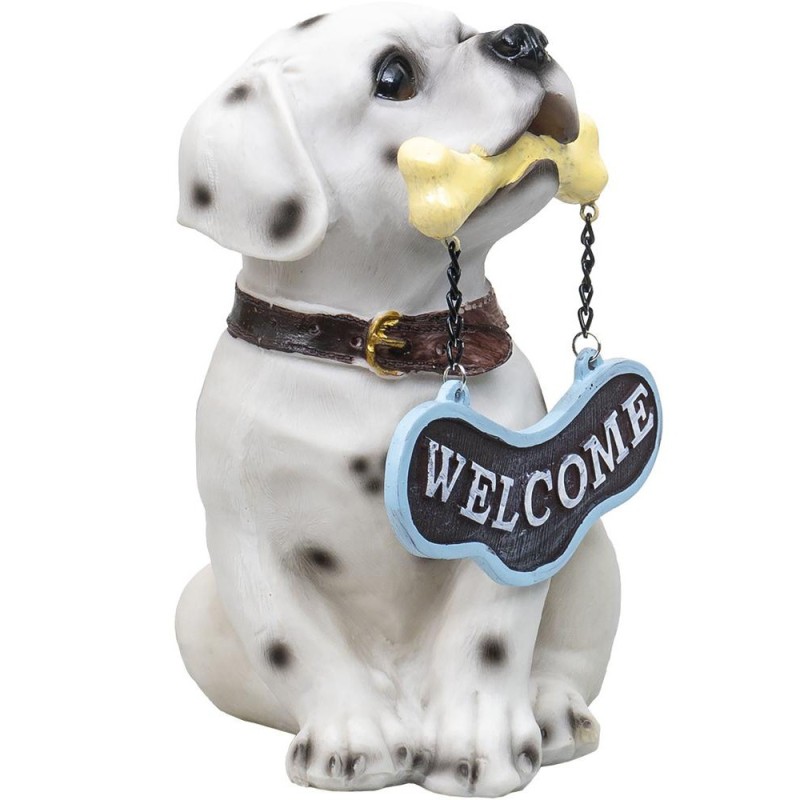 Decoratiune Gradina, Model Catel, din Rasina, Inaltime 19 cm