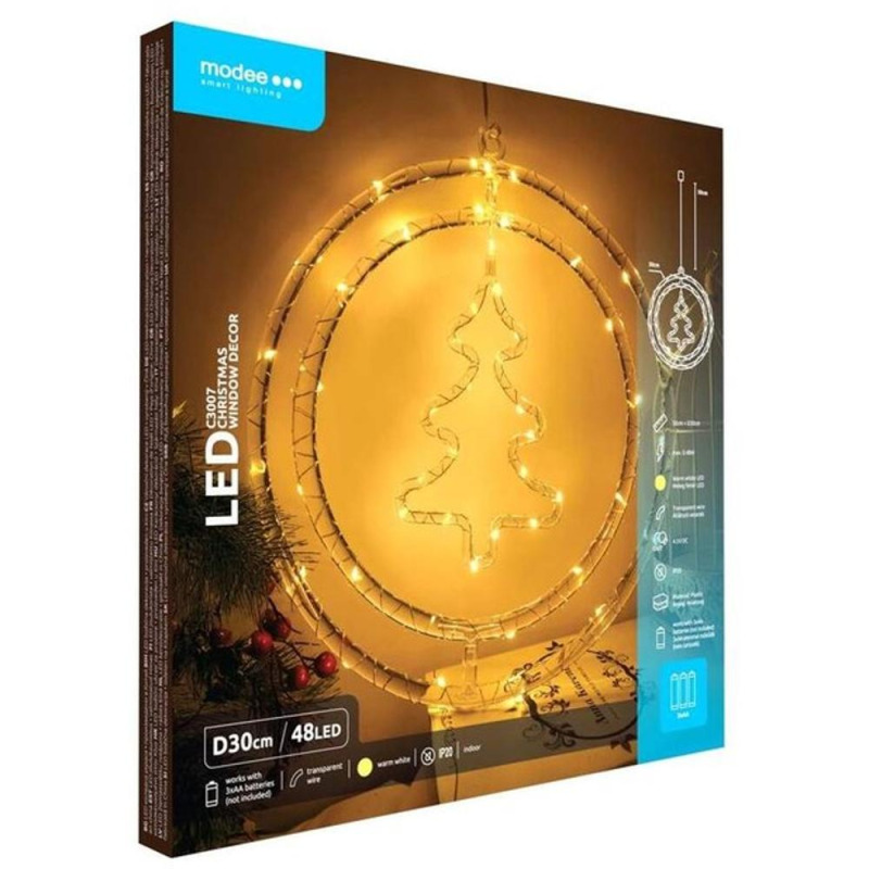 Decoratiune Led, pentru Craciun, Modee, cu Baterii