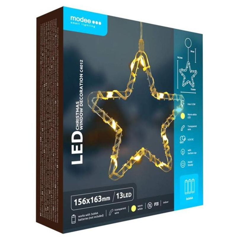 Decoratiune pentru Craciun, Led, Modee, cu Baterii