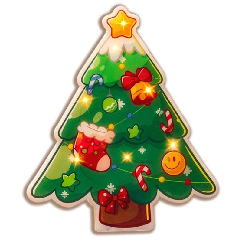 Decoratiune pentru Craciun, Led, Modee, Multicolor, cu Baterii