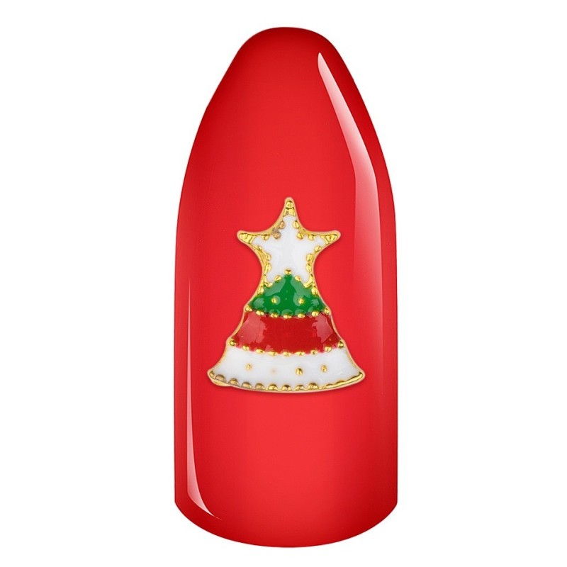 Decoratiune Unghii 3D De Iarna, Bradut 05