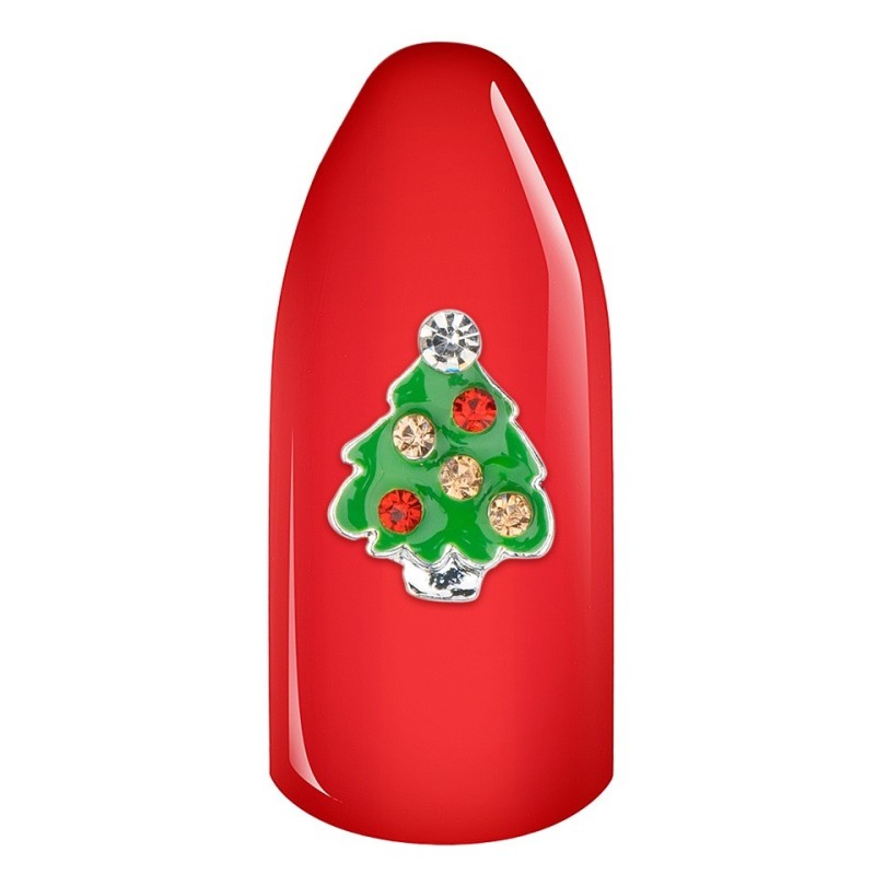 Decoratiune Unghii 3D De Iarna, Bradut 06