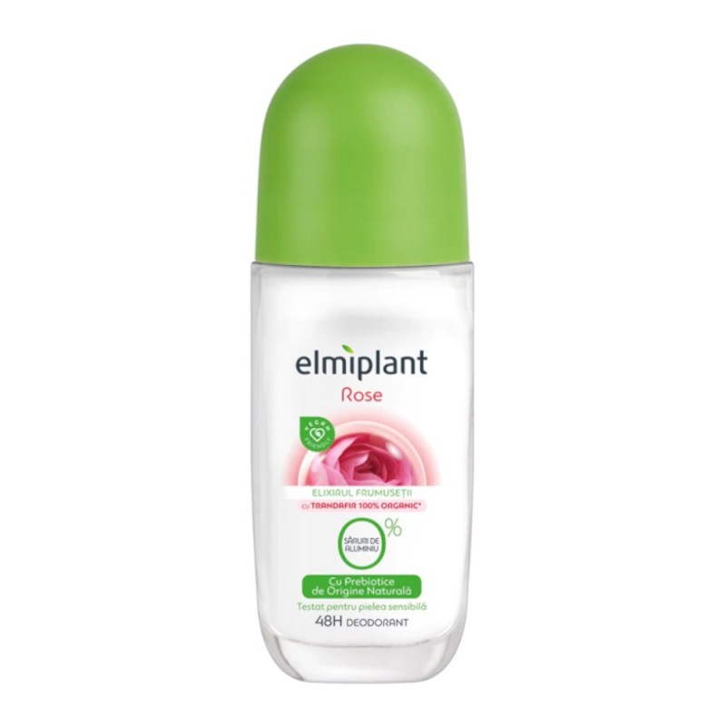 Deodorant Antiperspirant Roll-On Elmiplant Rose Elixir, 50 ml