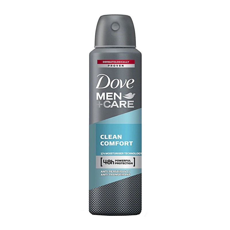 Deodorant Antiperspirant Spray Dove Men Care Clean Comfort, pentru Barbati, 150 ml