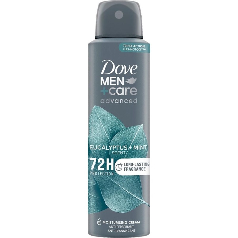 Deodorant Antiperspirant Spray Dove Men Care, Eucalipt si Menta, 150 ml