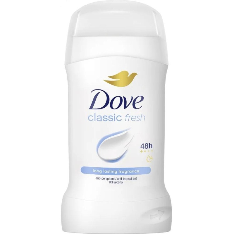 Deodorant Antiperspirant Stick Dove Classic Fresh, 50 ml