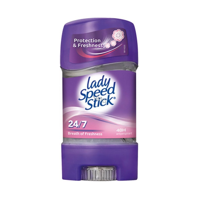 Deodorant Gel Lady Speed Stick, Breath of Freshness, 65 g