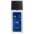 Deodorant Natural Spray Adidas, UEFA Champions League Star, Barbati, 75 ml
