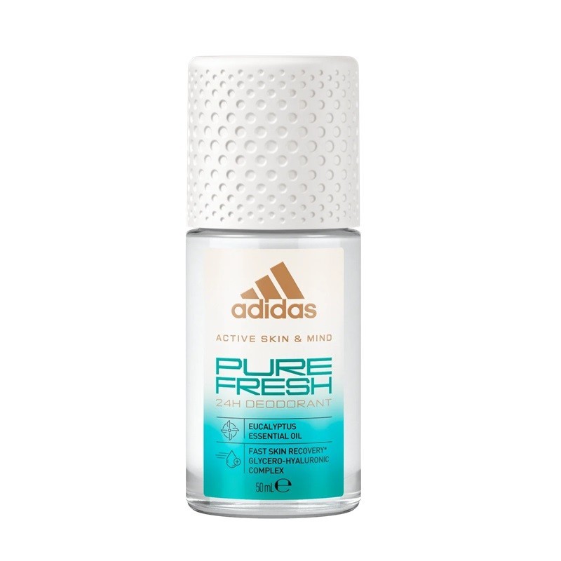 Deodorant Roll-on Adidas, Pure Fresh, Femei, 50 ml