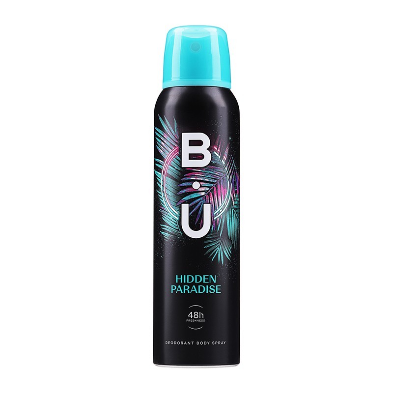 Deodorant Spray BU Hidden Paradise, Femei, 150 ml