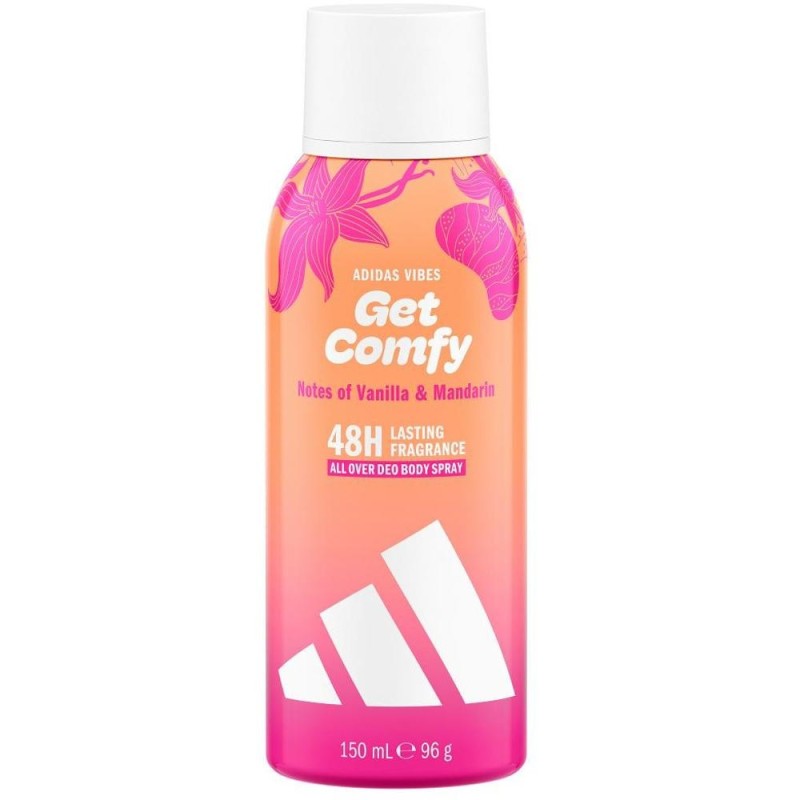 Deodorant Spray de Corp Femei Adidas Vibes Get Comfy, 150 ml